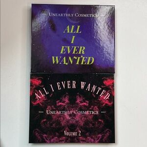 Unearthly cosmetics all I ever wanted vol 1 & 2 (all shimmer)